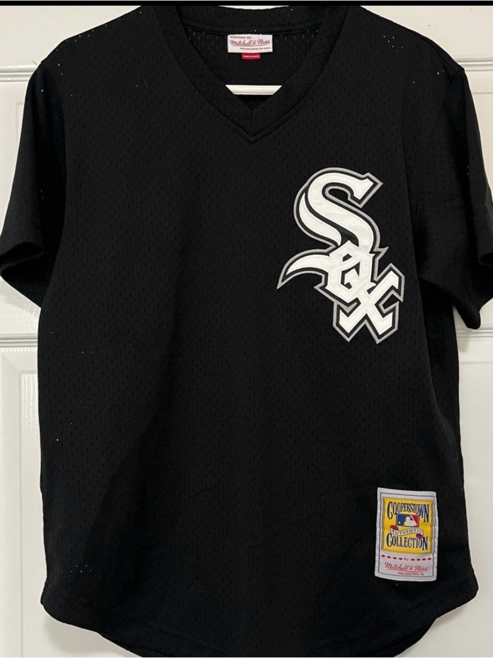 Mitchell & Ness Black Chicago White Sox Mesh Jersey